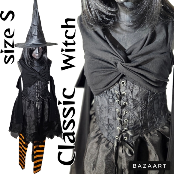 Bluedragon Creations Other - Halloween Costume Classic Witch Size S
